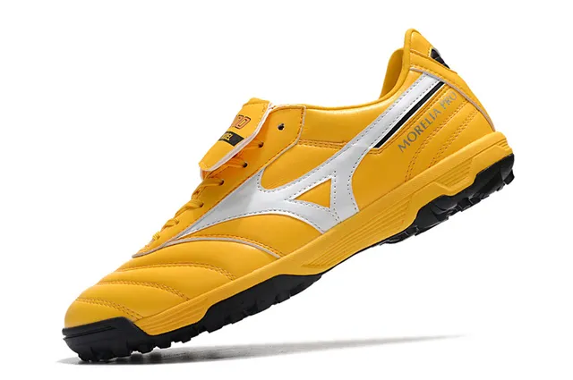 Mizuno Morelia Pro लाल सफेद कृत्रिम घास सॉकर जूते 3