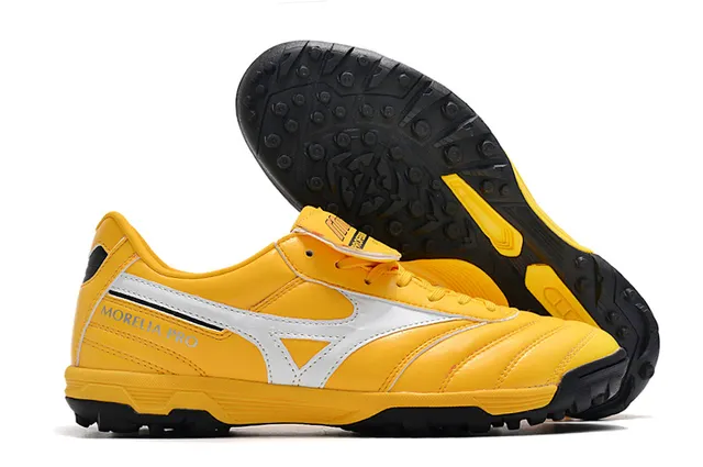Mizuno Morelia Pro लाल सफेद कृत्रिम घास सॉकर जूते 6