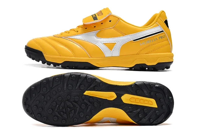 Mizuno Morelia Pro लाल सफेद कृत्रिम घास सॉकर जूते 7