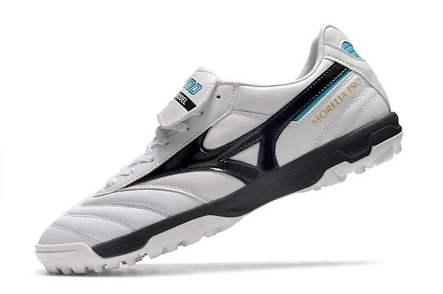 Mizuno Morelia Pro लाल सफेद कृत्रिम घास सॉकर जूते 16