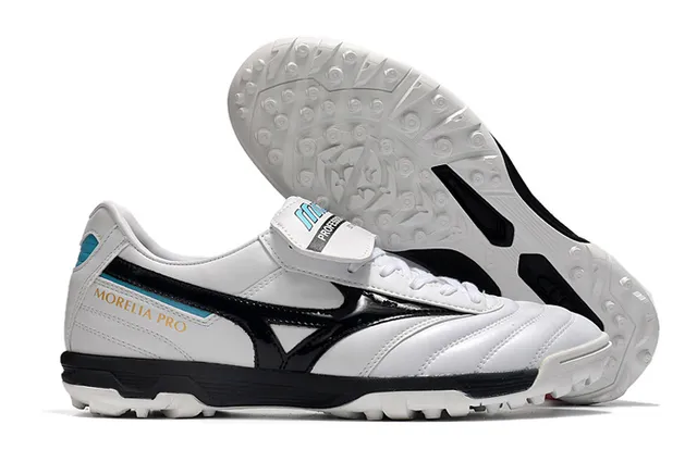 Mizuno Morelia Pro लाल सफेद कृत्रिम घास सॉकर जूते 19
