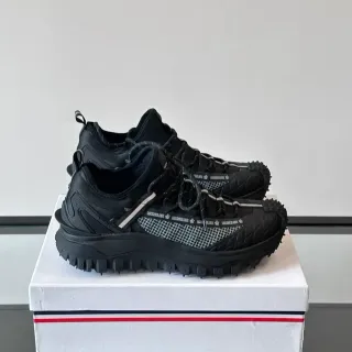 Moncler Black Rugged Lug-Sole High-Top Lifestyle Sneakers