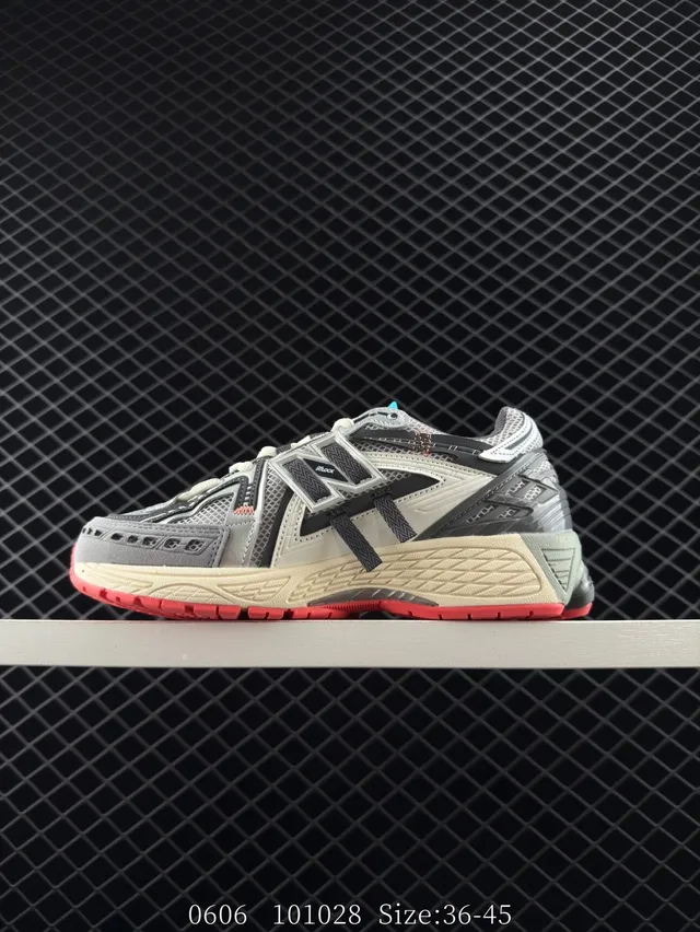 New Balance 1306A بيج بني بنفسجي ذهبي حذاء رياضي سميك 5