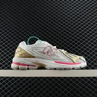 New Balance 1906R সাদা সোনা গোলাপি লাইফস্টাইল স্নিকার্স