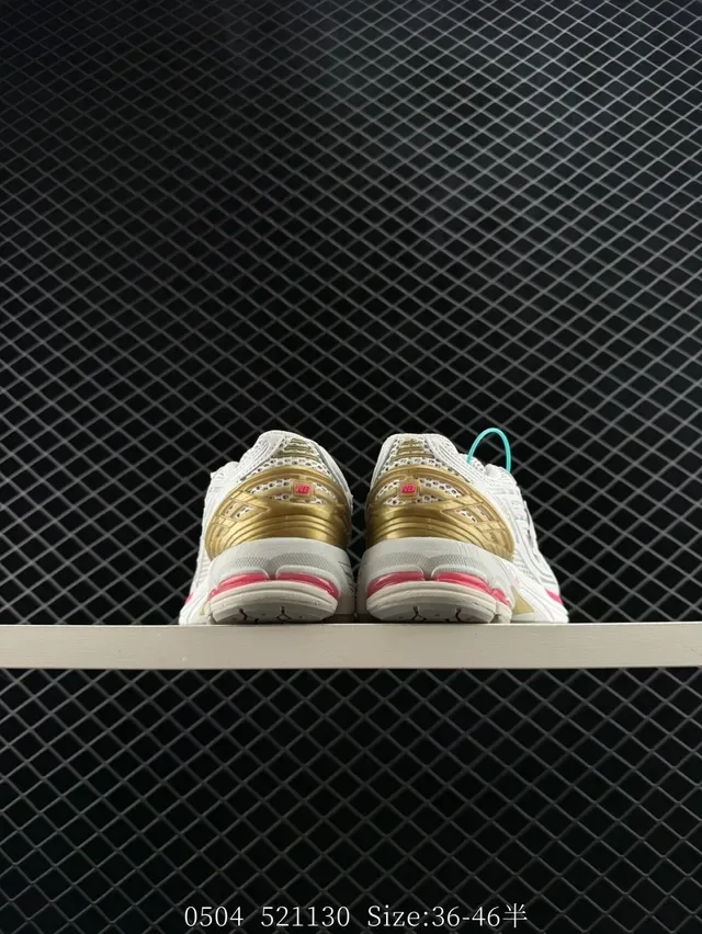 New Balance 1906R White Gold Pink Lifestyle Sneakers 3