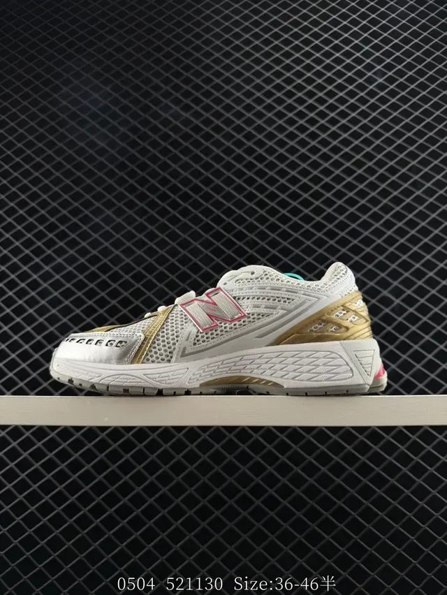 New Balance 1906R White Gold Pink Lifestyle Sneakers 5