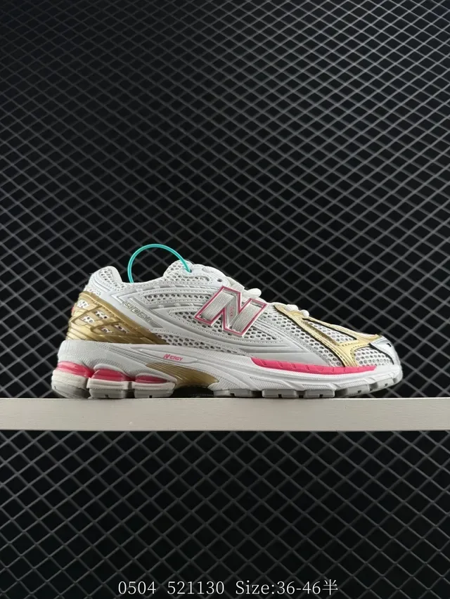 New Balance 1906R White Gold Pink Lifestyle Sneakers 6