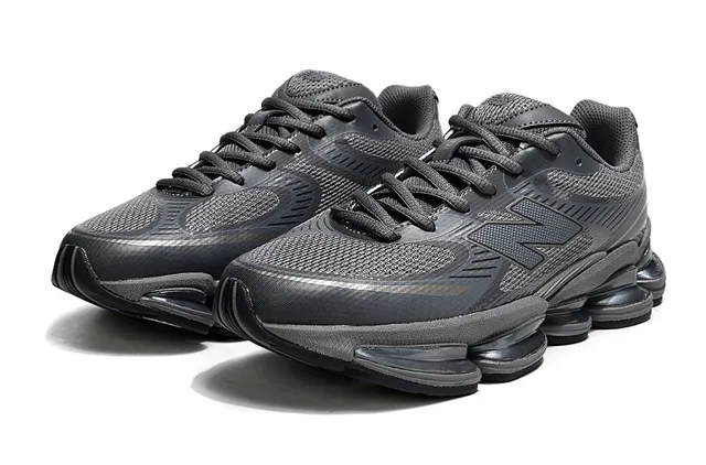 New Balance 9060 Monochrome Gray Lifestyle Sneakers 2