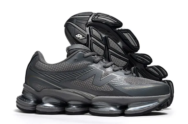 New Balance 9060 Monochrome Gray Lifestyle Sneakers 4
