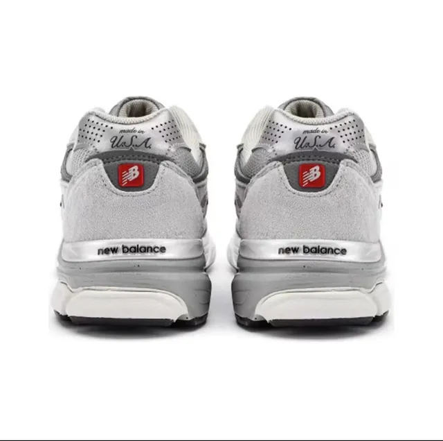 New Balance 990 ग्रे और सफेद जाल और सuede ऊपरी ENCAP मिडसोल लाइफस्टाइल स्नीकर 3