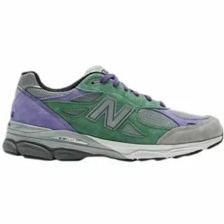 New Balance 990 Green Purple Gray রানিং শু