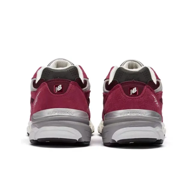New Balance 990 Chaussures Lifestyle Daim et Maille Marron Gris 3