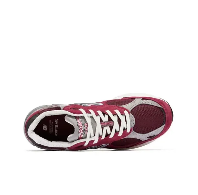 New Balance 990 Chaussures Lifestyle Daim et Maille Marron Gris 4