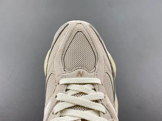 New Balance beige midsole esculpida mixed mesh y suede upper chunky sneakers 5