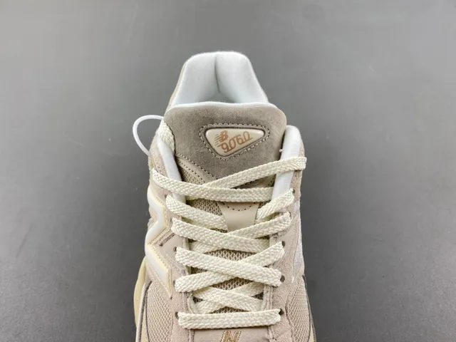 New Balance beige midsole esculpida mixed mesh y suede upper chunky sneakers 6