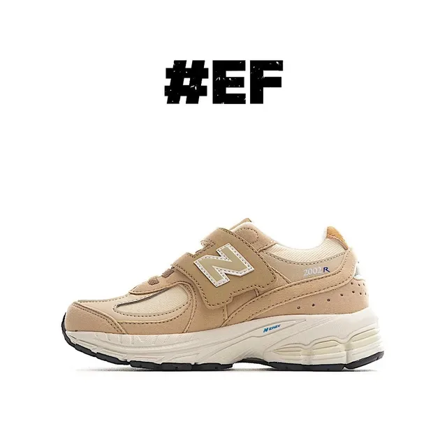 New Balance Bege Branco Chunky Midsole Fecho Velcro Cinta Lifestyle Sneakers 6