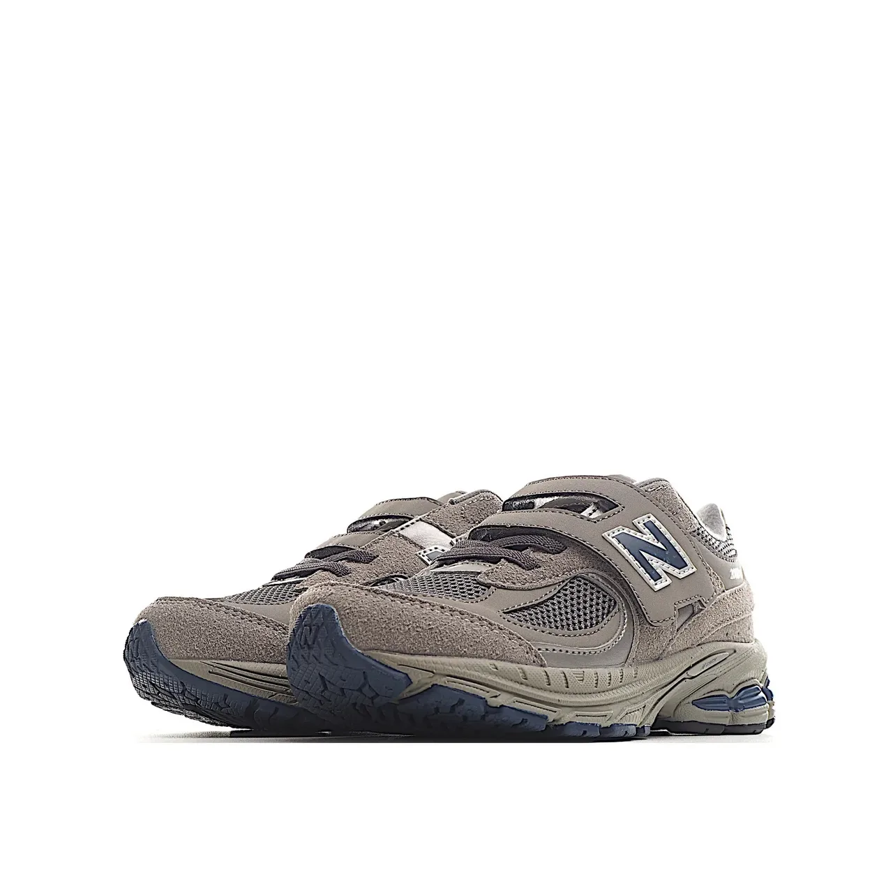 New Balance Bege Branco Chunky Midsole Fecho Velcro Cinta Lifestyle Sneakers 10