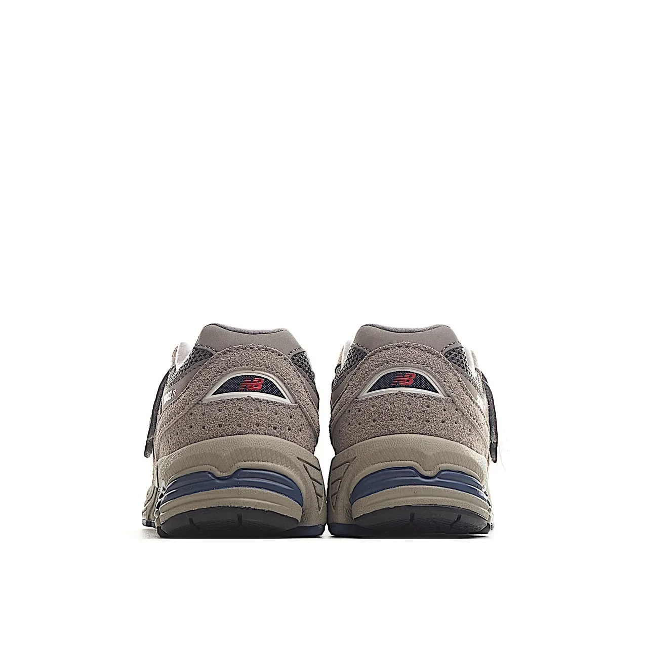 New Balance Bege Branco Chunky Midsole Fecho Velcro Cinta Lifestyle Sneakers 13