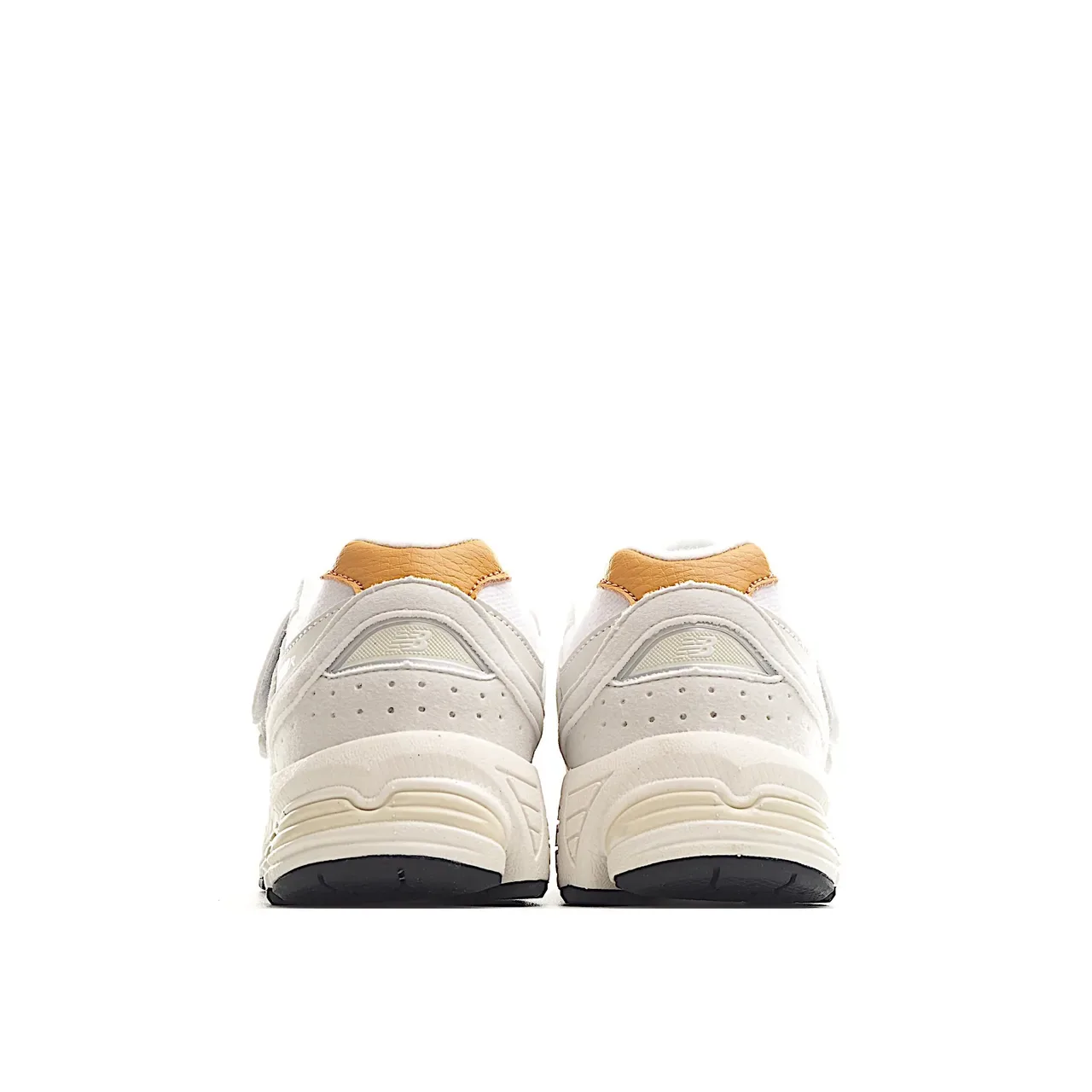 New Balance Bege Branco Chunky Midsole Fecho Velcro Cinta Lifestyle Sneakers 24