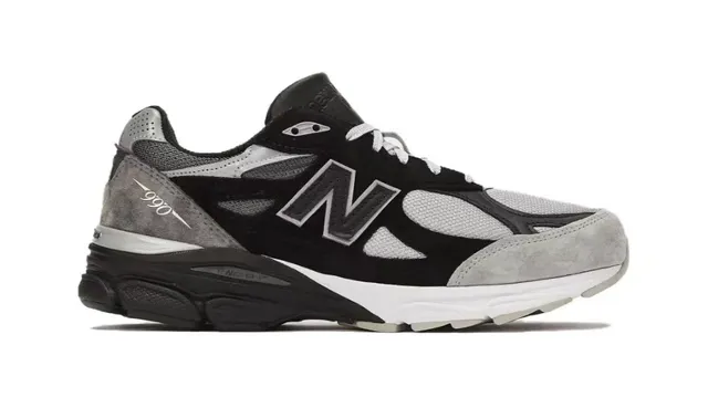 New Balance ব্ল্যাক গ্রে লেয়ার্ড মেশ এবং সুয়েড আপার ENCAP মিডসোল লাইফস্টাইল স্নিকার্স 5