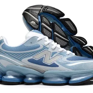 New Balance নীল সাদা Segmented Pod Midsole Mesh এবং Synthetic Overlay Upper Lifestyle Sneakers