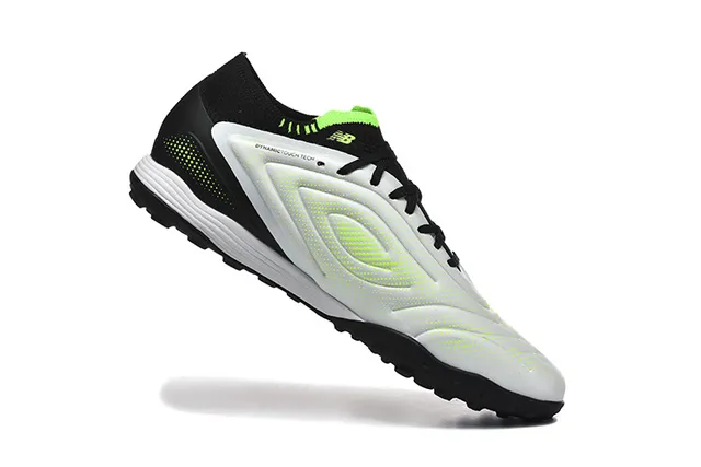 New Balance Tekela White Green Low-Cut Synthetic Upper Molded Conical-Stud Outsole Turf Soccer Shoes 3