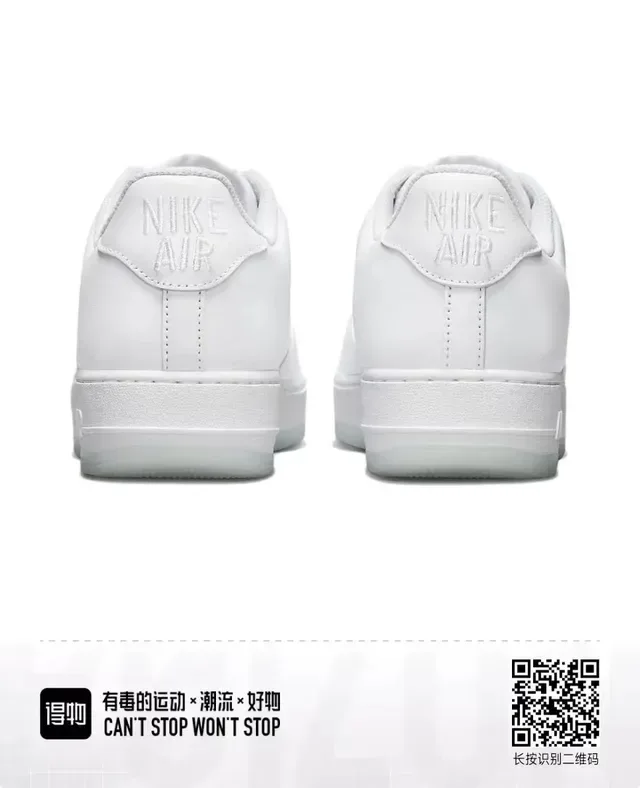 Nike Air Force 1 Tênis Estilo de Vida Todo Branco 5