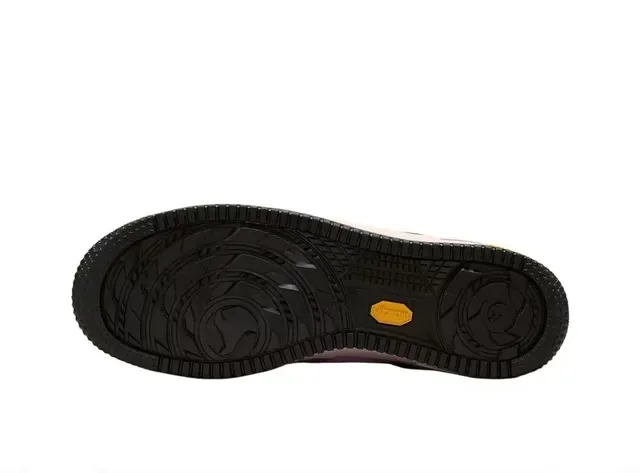 Nike Air Force 1 Zapatillas Lifestyle Rosa Grid Negro con Swoosh 2