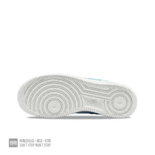 耐克 Air Force 1 白色和浅蓝色生活方式运动鞋 2
