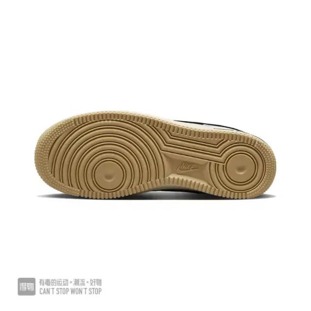 Nike Air Force 1 Blancas Negras con Suela de Goma Zapatillas Lifestyle 3