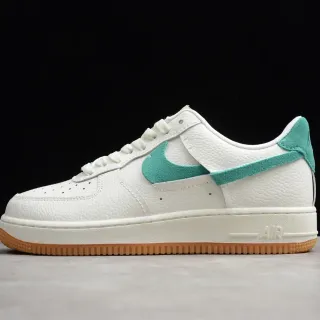 Nike Air Force 1 أبيض تركواز سويد لايف ستايل سنيكرز