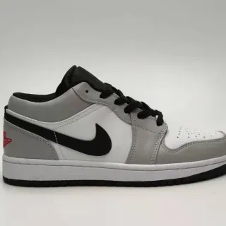Nike Air Jordan 1 Low Gris Blanc Noir Chaussures Lifestyle