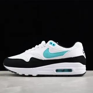 Nike Air Max 1 أبيض أسود توركواز لايف ستايل سنيكرز