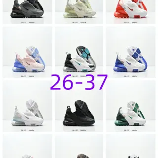 Nike Air Max 270 رمادي داكن أسود حذاء رياضي للأسلوب الحياتي