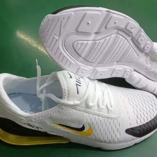 Nike Air Max 270 Sneakers Lifestyle Blanc Noir Jaune