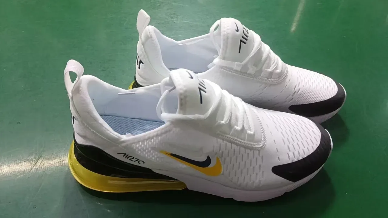Nike Air Max 270 সাদা কালো হলুদ লাইফস্টাইল স্নিকার্স 2