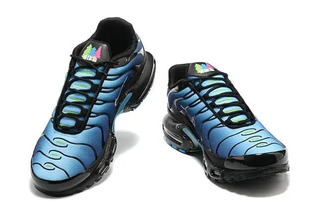 Nike Air Max Plus Black Silver Lifestyle Sneakers 23