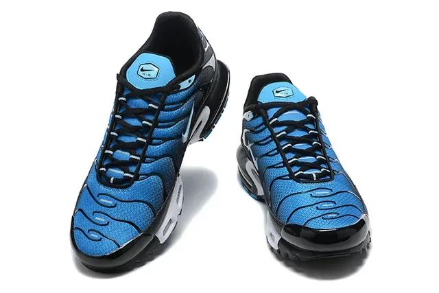 Nike Air Max Plus Light Blue Black White Lifestyle Sneakers 3