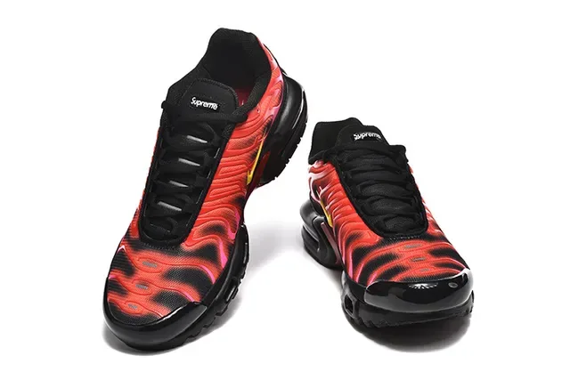 Nike Air Max Plus Purple and Yellow Wave Pattern Lifestyle Sneakers 20