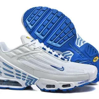 Nike Air Max Plus Tuned White and Blue حذاء أسلوب حياة