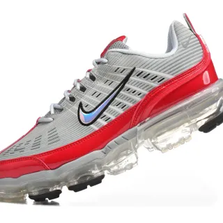 Nike Air VaporMax Plus رمادي أحمر شفافة أحذية رياضية أسلوب حياة