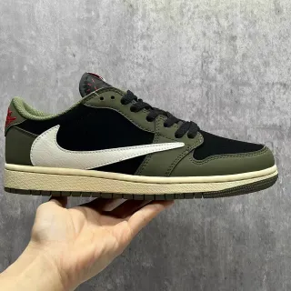نيك أخضر عسكري أسود لوتوب سيليتيو أبيض Swoosh أسلوب الحياة سنيكرز