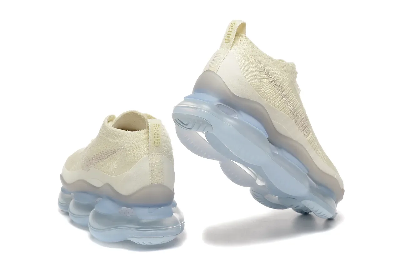 Nike Tênis Lifestyle Beige Transparente Malha Superior Visível Unidade Ar Comprimento Total 2