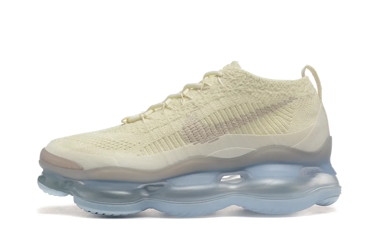 Nike Tênis Lifestyle Beige Transparente Malha Superior Visível Unidade Ar Comprimento Total 4