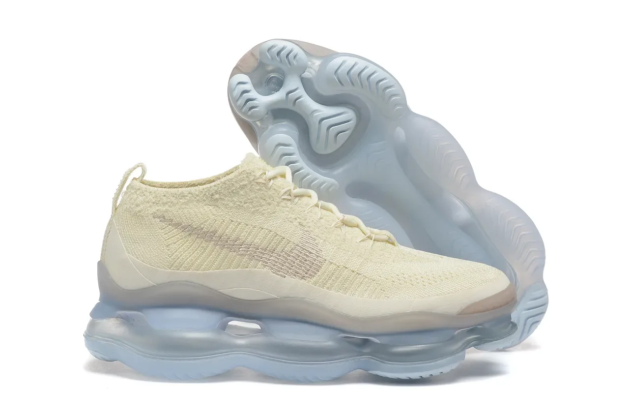 Nike Tênis Lifestyle Beige Transparente Malha Superior Visível Unidade Ar Comprimento Total 6