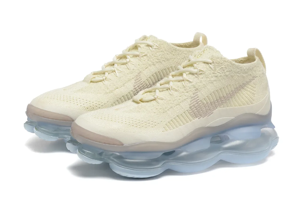 Nike Tênis Lifestyle Beige Transparente Malha Superior Visível Unidade Ar Comprimento Total 7