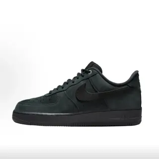 Nike أحذية رياضية أسلوب حياة علوية سوداء وخضراء سويد أحادية اللون