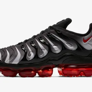 Nike أسود أحمر موجي اصطناعي قفص تغطيات شفاف مرئي وحدة هواء أسلوب حياة أحذية رياضية