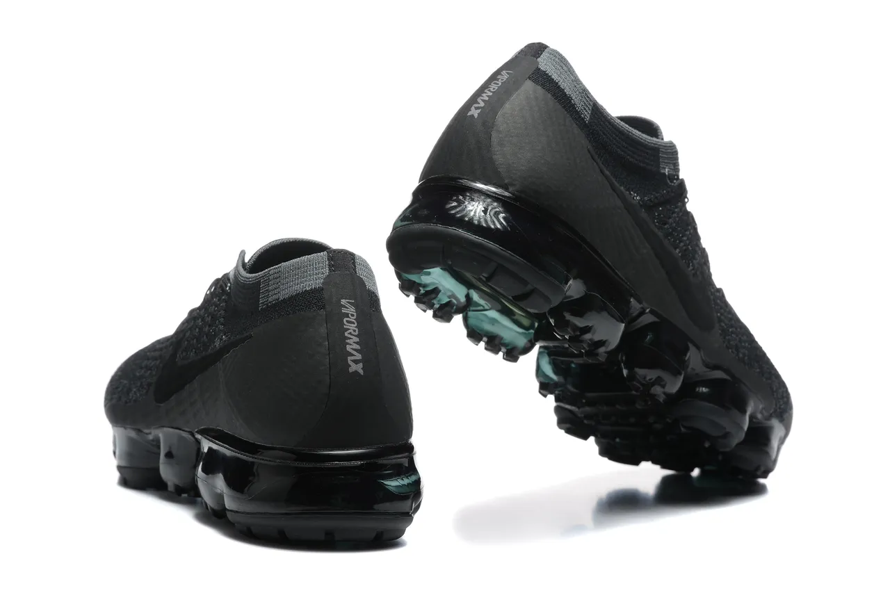 Nike Noir Transparent Flyknit Haut Longueur Complète Visible Air Unit Chaussures de course 2