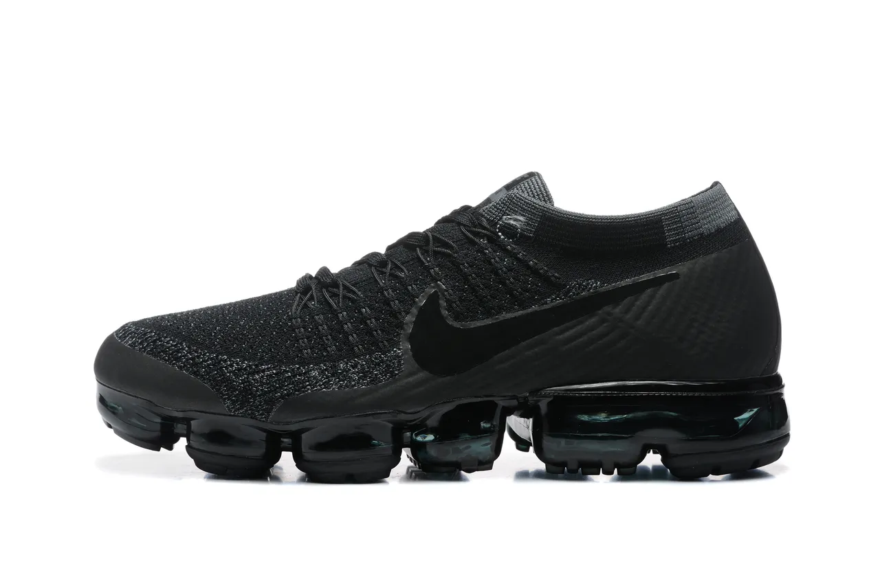Nike Noir Transparent Flyknit Haut Longueur Complète Visible Air Unit Chaussures de course 4